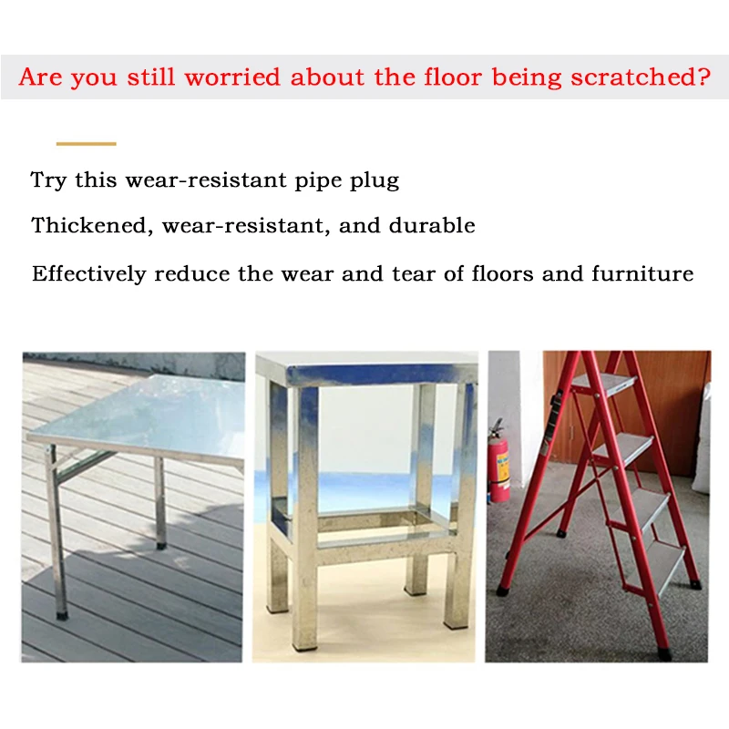 ~ 60 мм черная квадратная пластиковая заглушка в трубе - Фотография_6