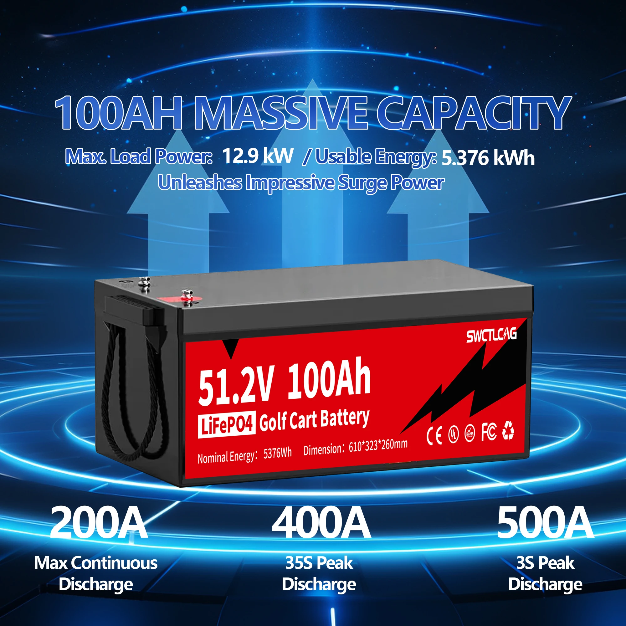 Litime 51.2v 100ah lifepo4 литиевая - Фотография_4