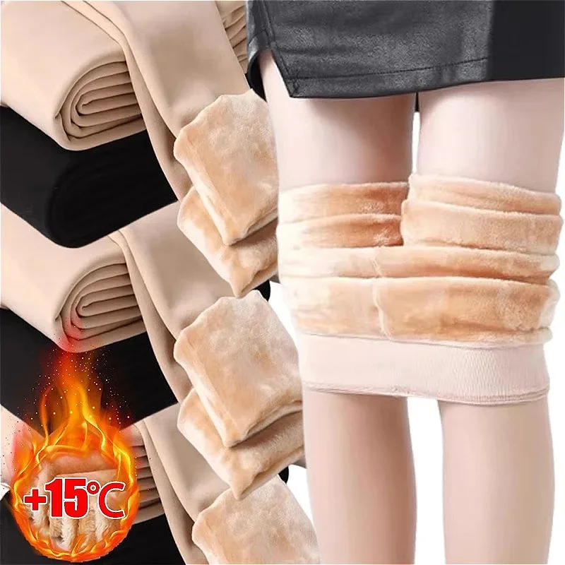 Красочные зимние леггинсы для женщин и девочек - Фотография_2