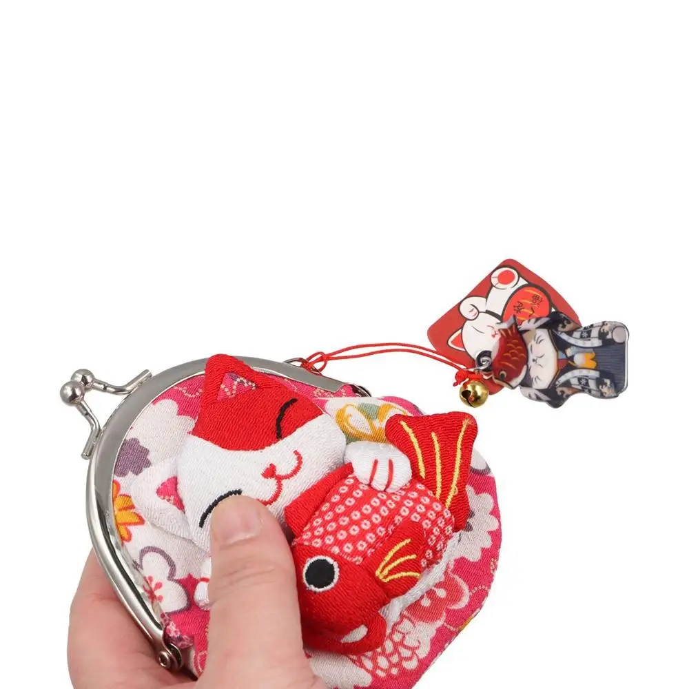 Кошелек для монет maneki neko в японском стиле - Фотография_3