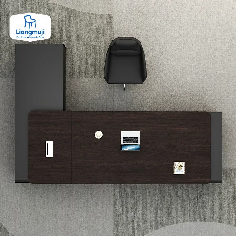 Легкий роскошный офисный стол boss - Фотография_4