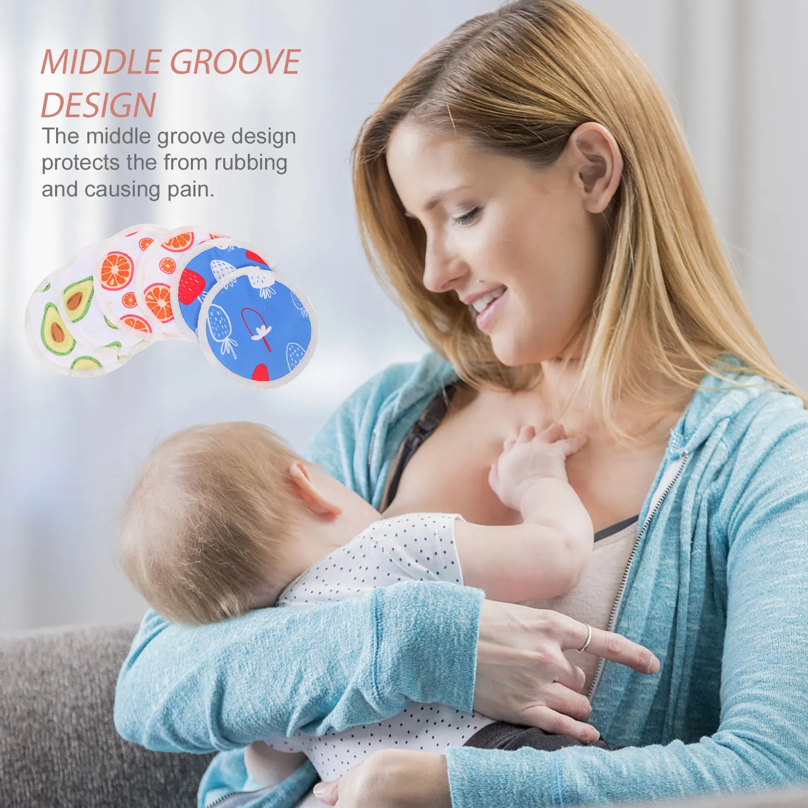 1 комплект моющихся подушечек для груди - Фотография_2