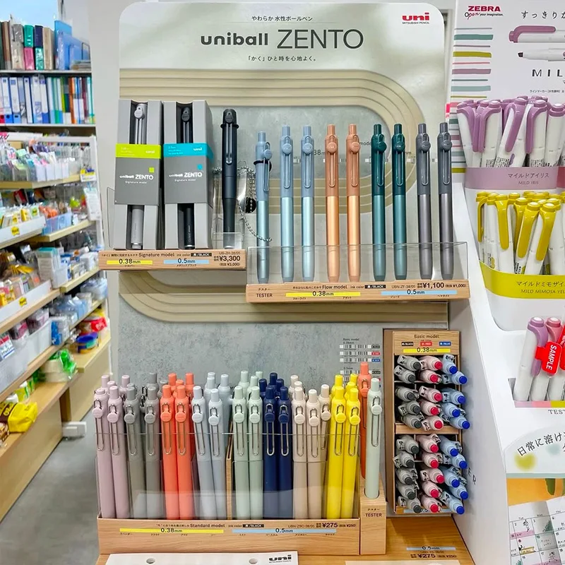 Гелевые ручки uniball zento standard 0 - Фотография_3
