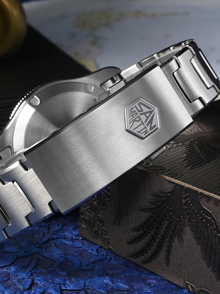 San martin оригинальный дизайн новые мужские дайверские часы 39 - Фотография_5