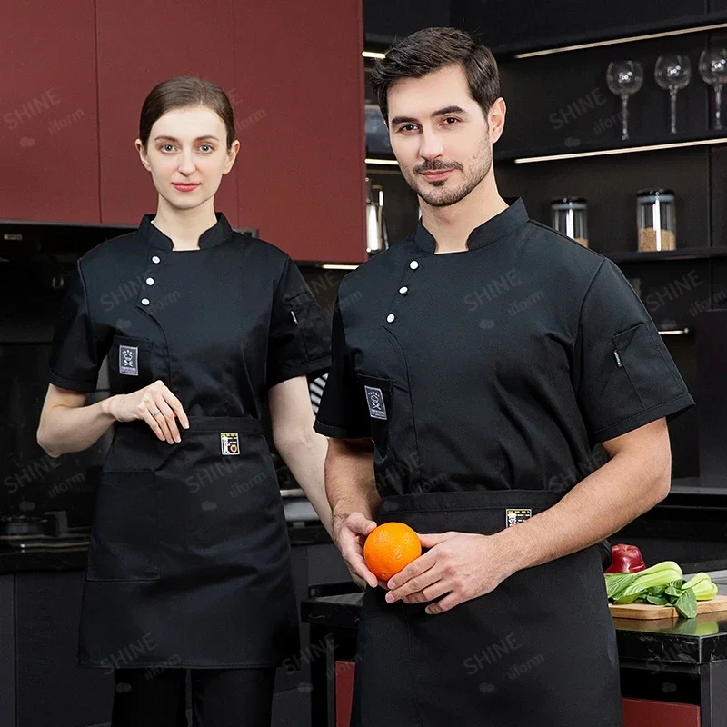 Мужская униформа шеф-повара с короткими рукавами - Фотография_2