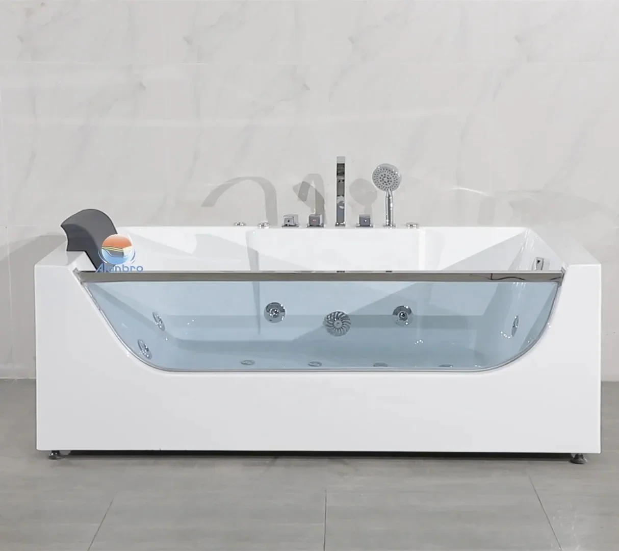 Внутренняя и наружная гидромассажная ванна/спа - Фотография_3