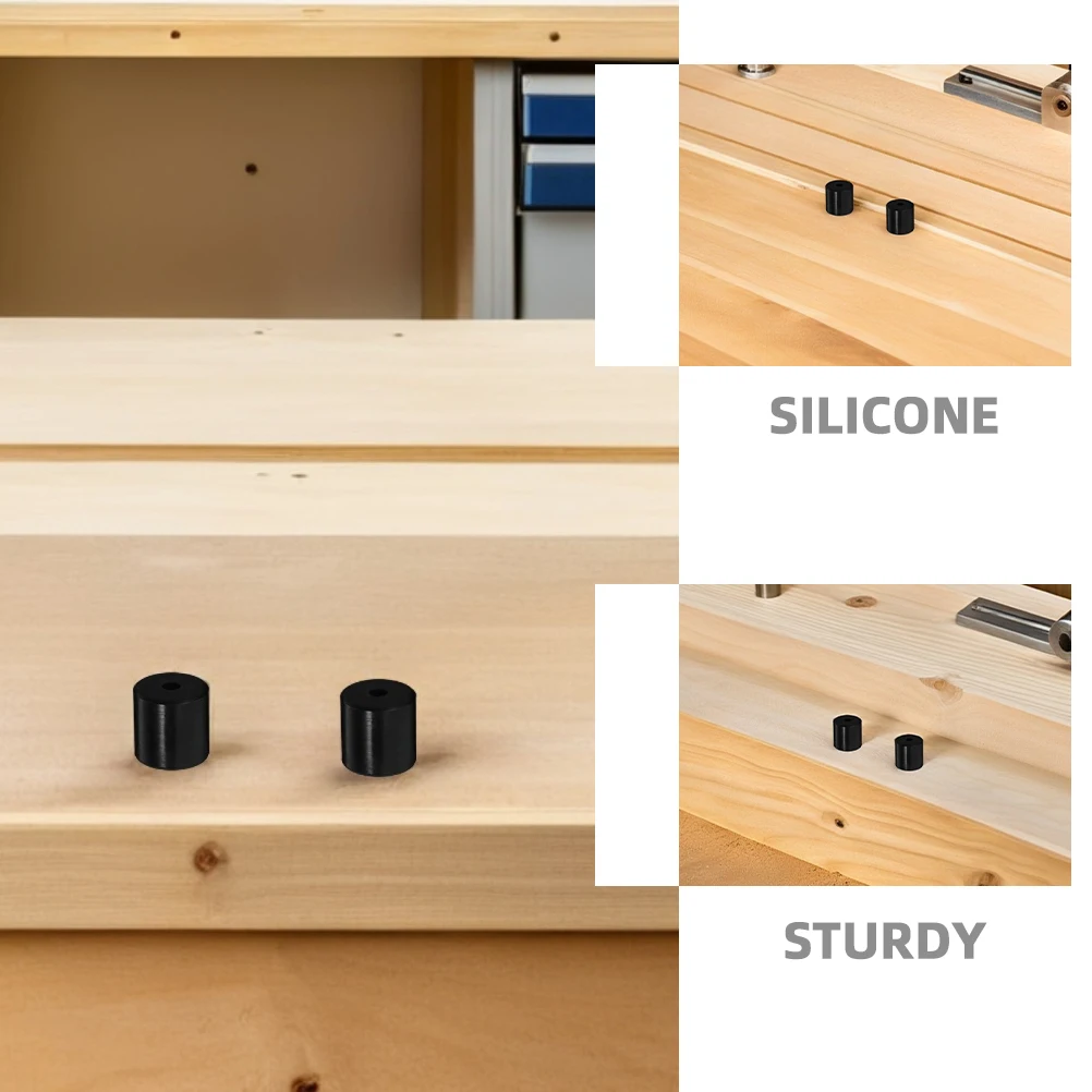 Черные термостойкие силиконовые выравнивающие колонны - Фотография_4