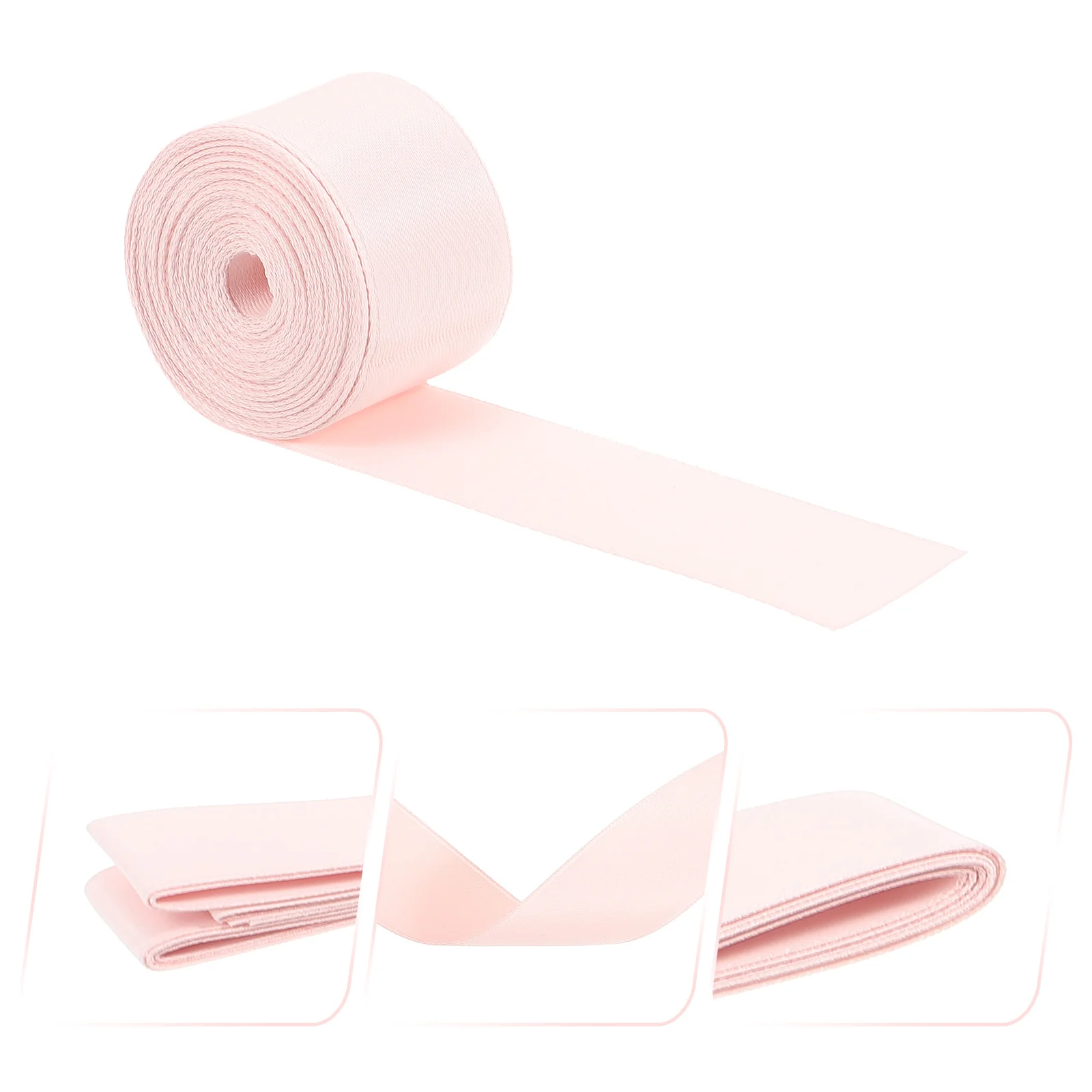 Удобная розовая атласная лента для острого балетки - Фотография_5