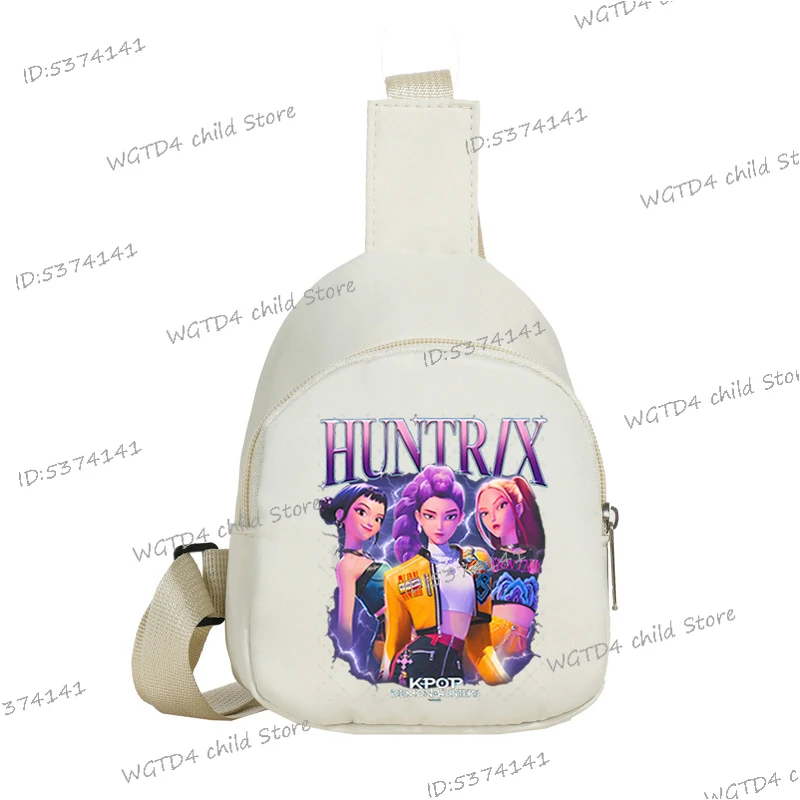 Новая детская нагрудная сумка kpop demon hunters с принтом - Фотография_5