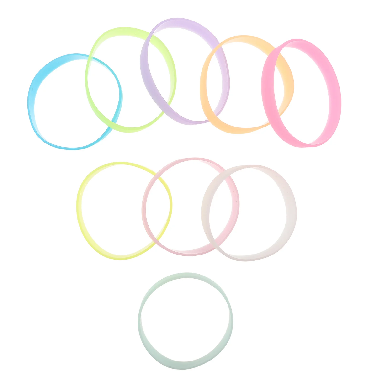 Светящиеся в темноте силиконовые браслеты - Фотография_2