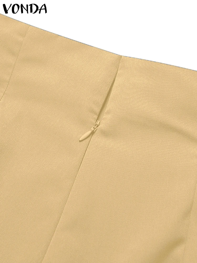 Брюки vonda женские офисные с завышенной талией - Фотография_5