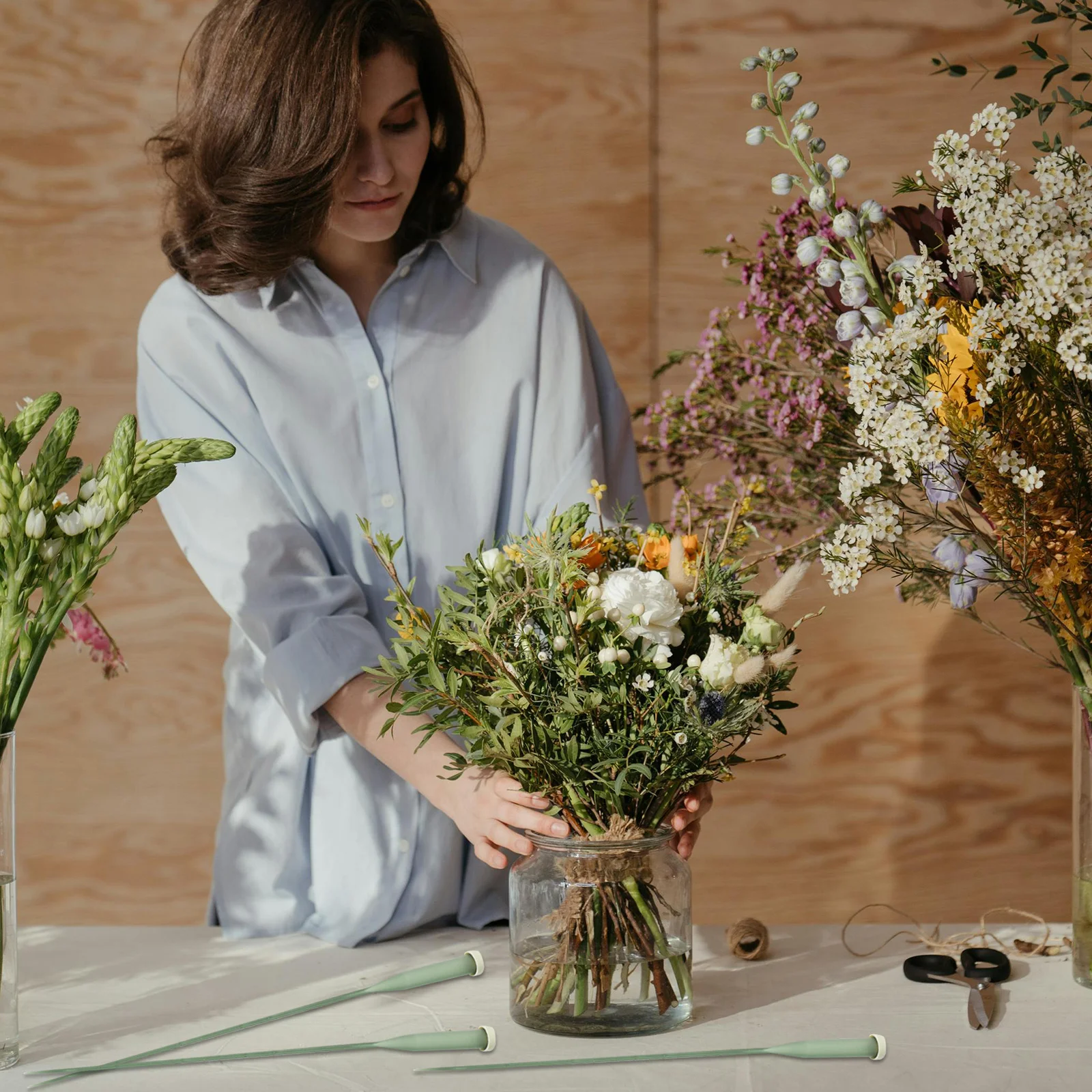 Пластиковые трубки для воды с цветочным рисунком - Фотография_4