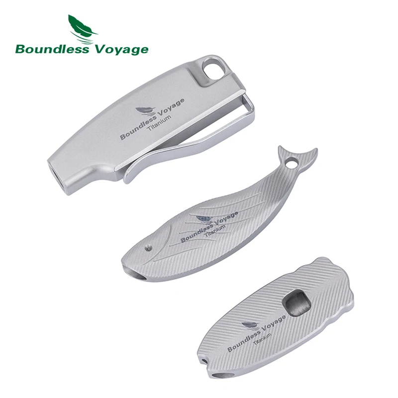 Титановый свисток для выживания boundless voyage 120 дб - Фотография_2