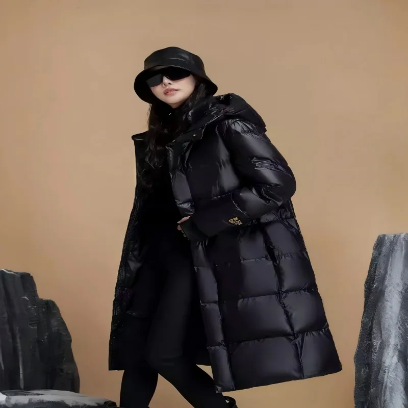 Совершенно новый зимний длинный пуховик для пары - Фотография_2