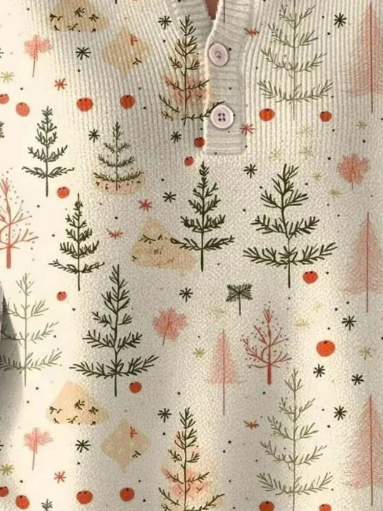 3-цветный элегантный уютный свитер - Фотография_5