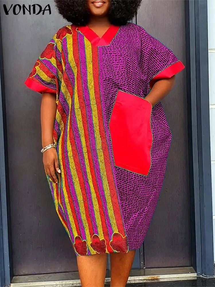 Vonda плюс размер 5xl летнее платье