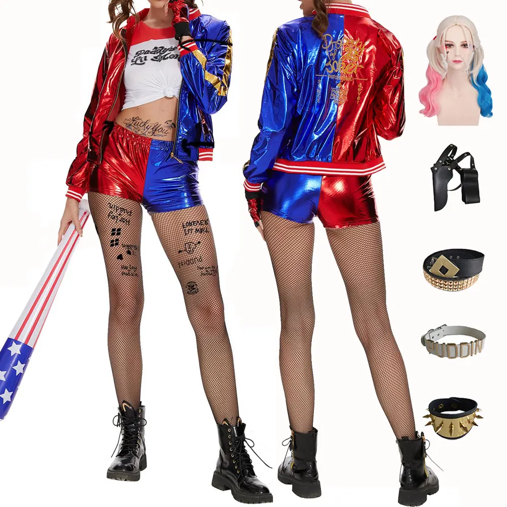 Костюм для косплея squad harley для девочек и женщин
