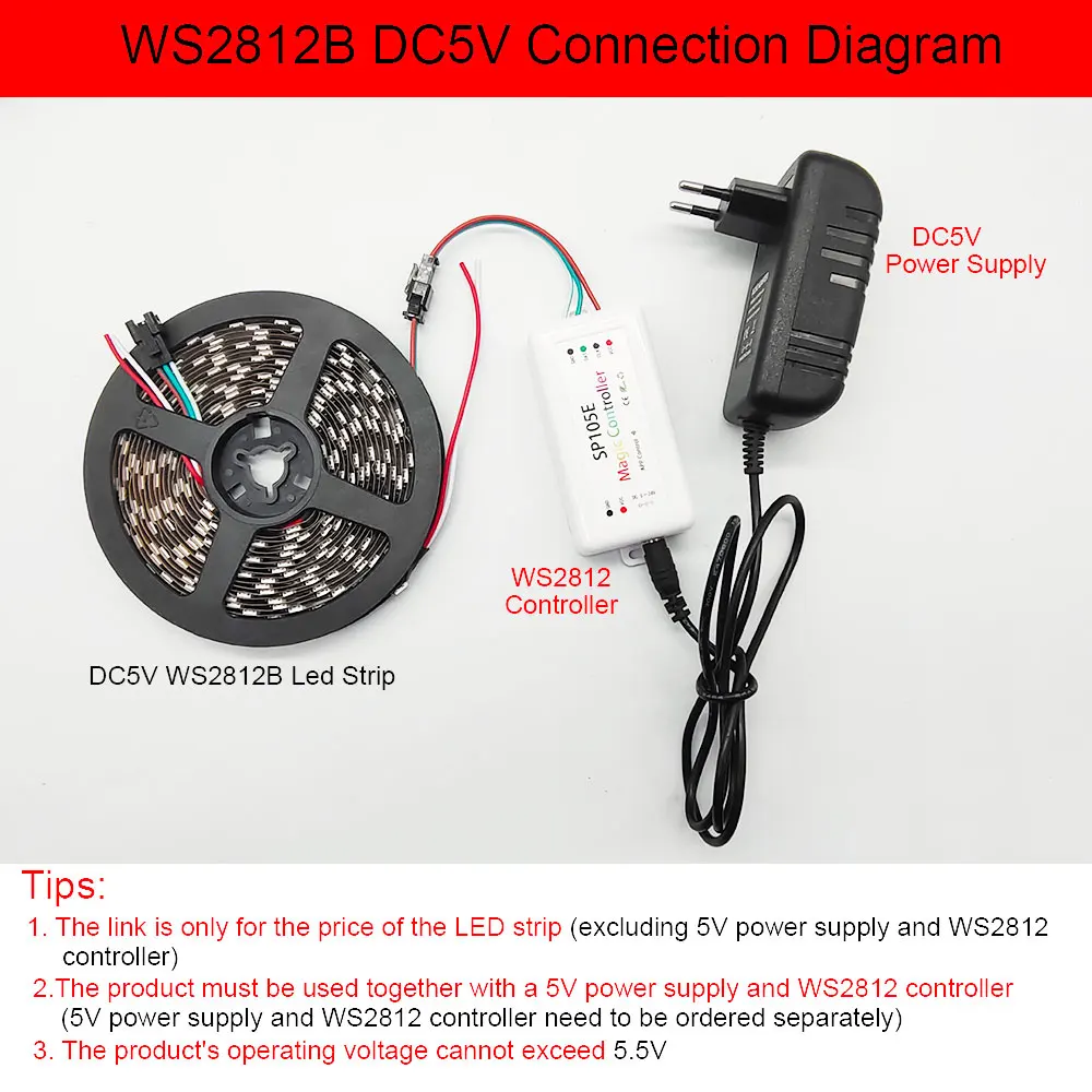 5 в ws2812b ws2812 цифровая гибкая - Фотография_6