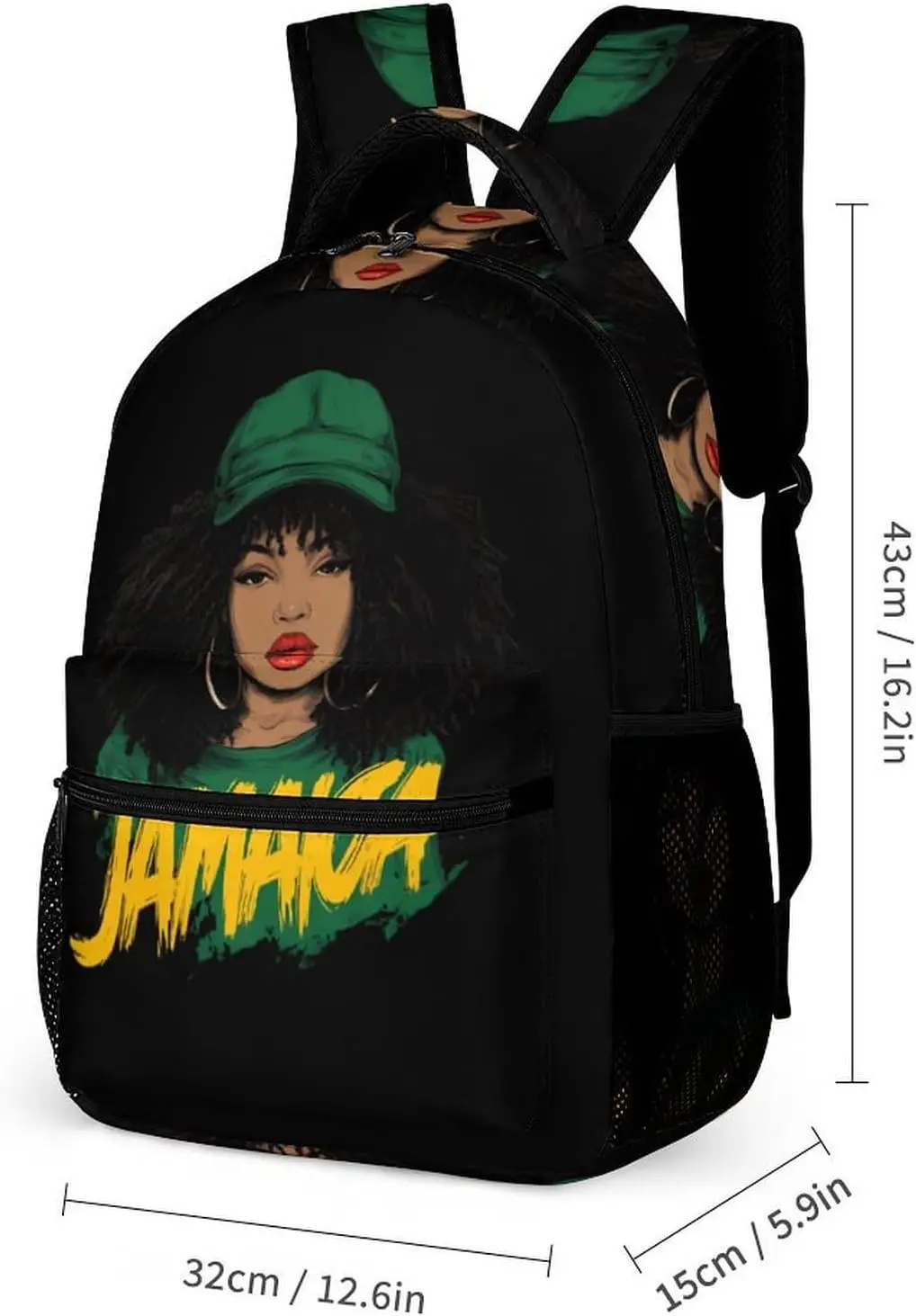 Модный женский забавный рюкзак ямайки - Фотография_2