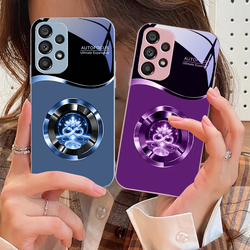 Круглый золотой лотос для samsung