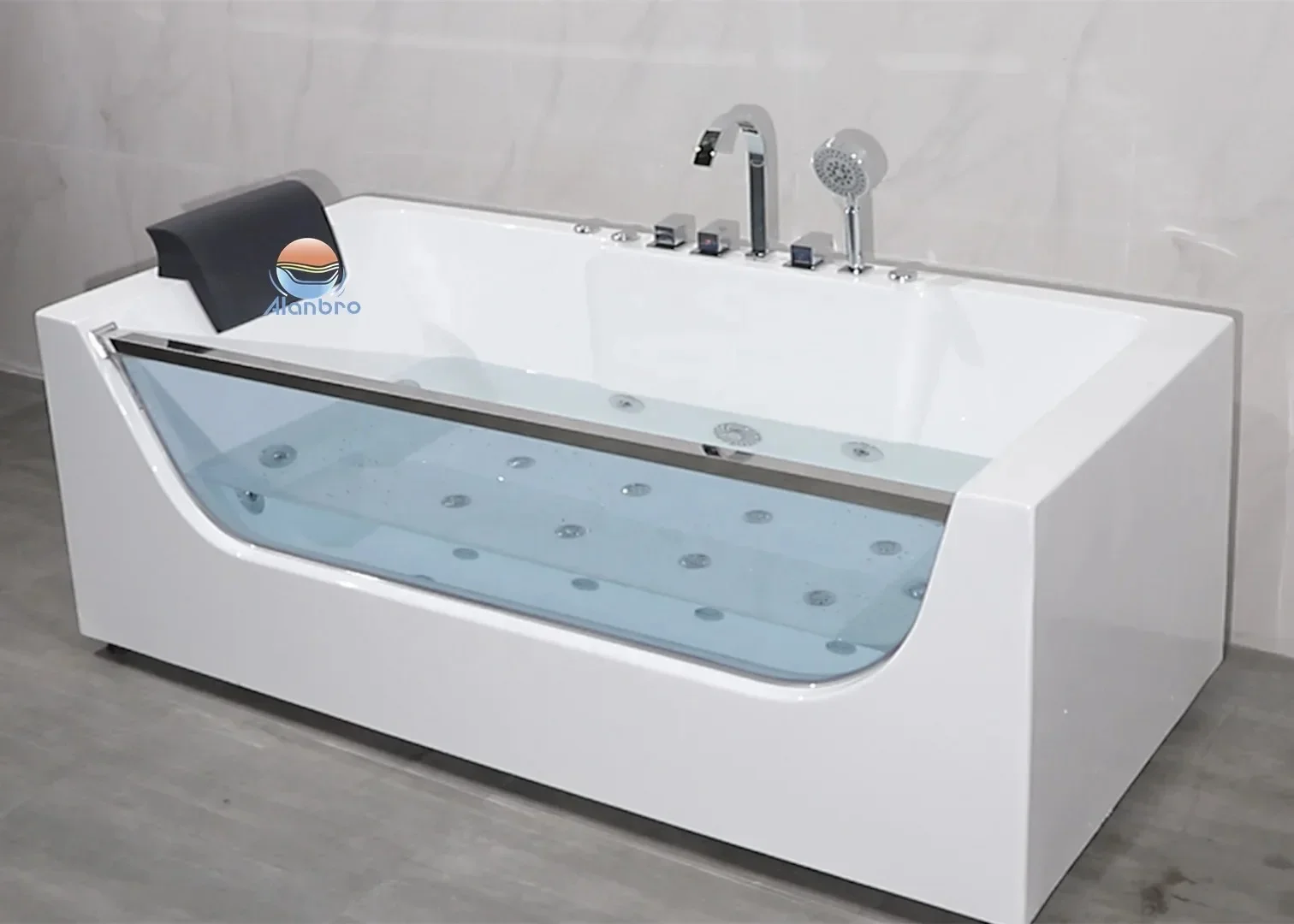 Внутренняя и наружная гидромассажная ванна/спа - Фотография_6