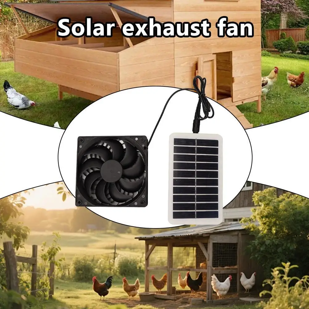 Солнечный вытяжной вентилятор