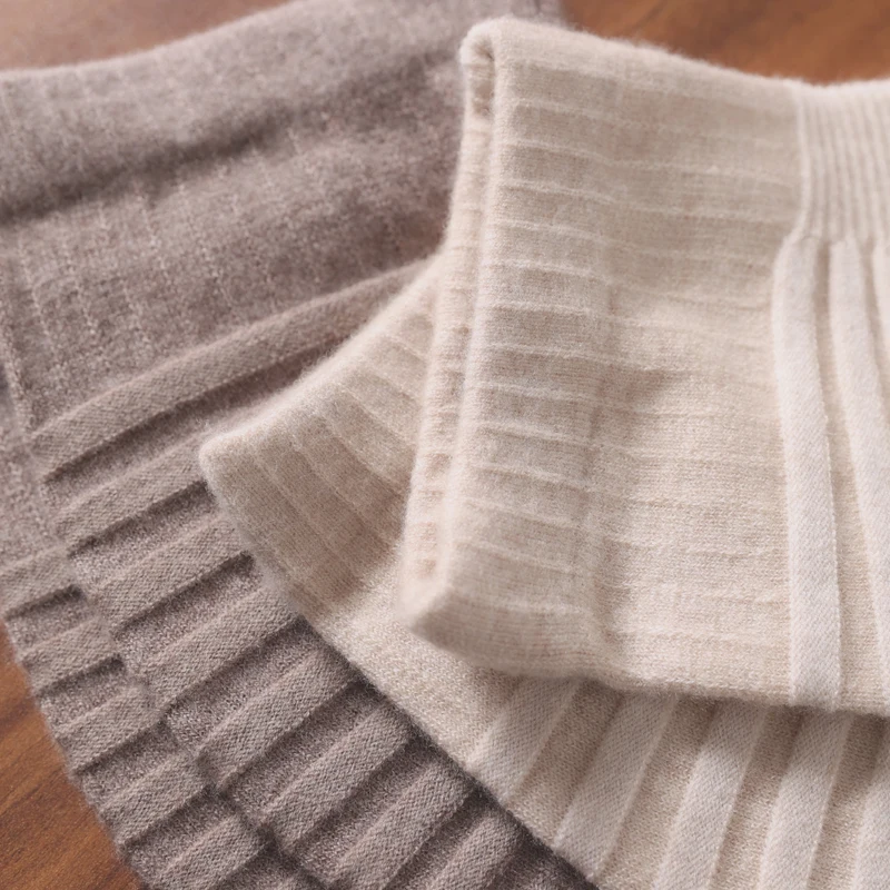 Осень и зима, новые вязаные шерстяные - Фотография_5