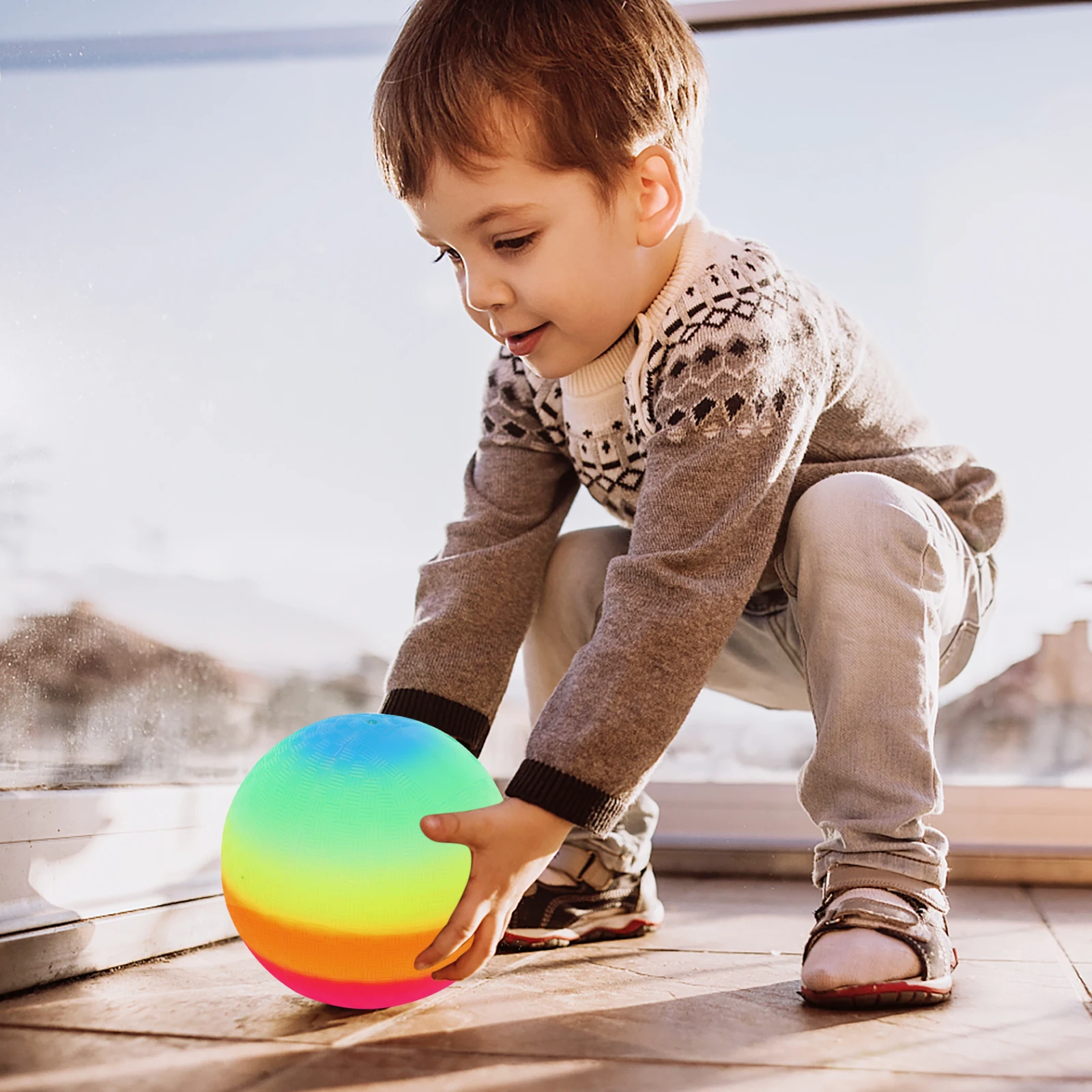 Экологически чистый радужный шар - Фотография_2