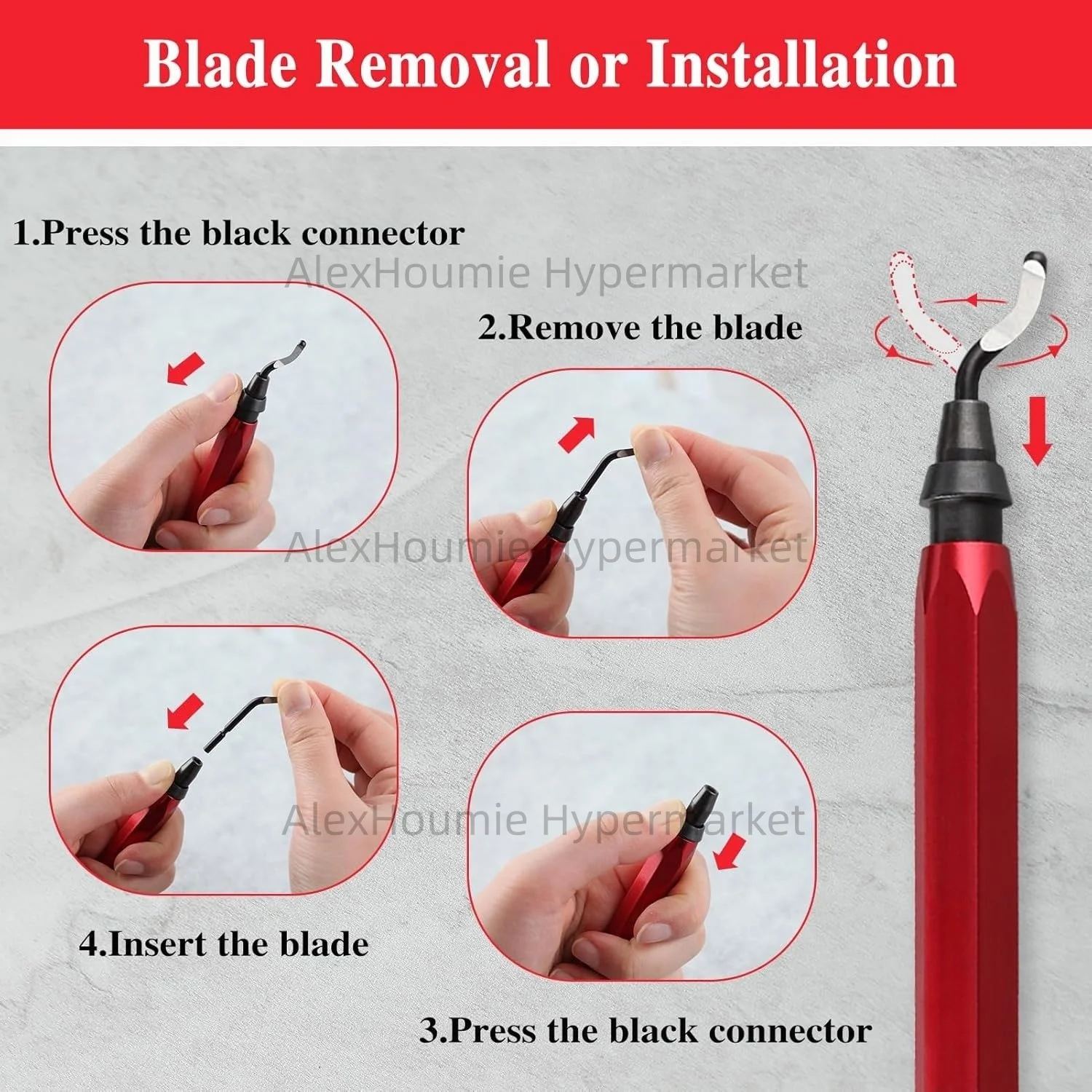 Rb1000 ручной инструмент для снятия заусенцев по металлу - Фотография_4