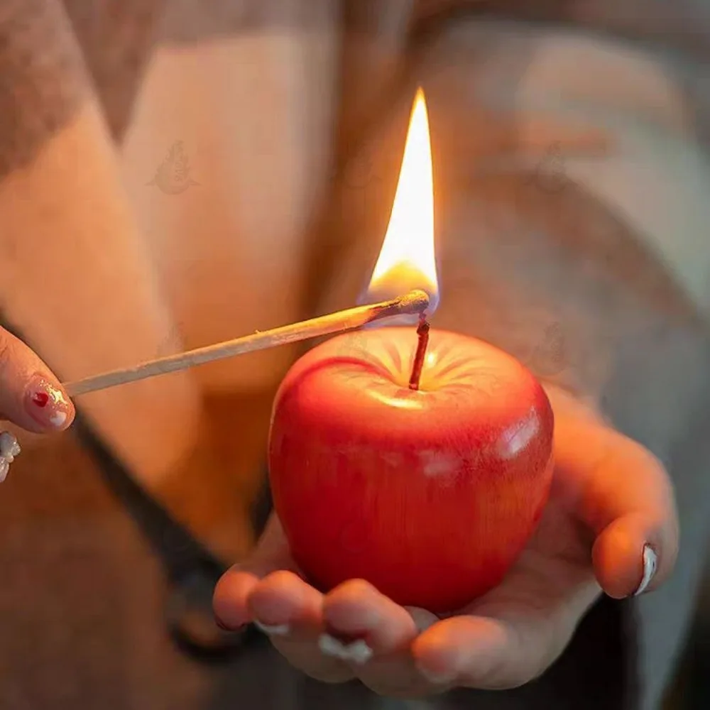 Mebis 3d apple candle ароматерапия