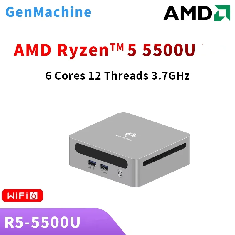 Мини-пк genmachine ryzen 5500u windows 11