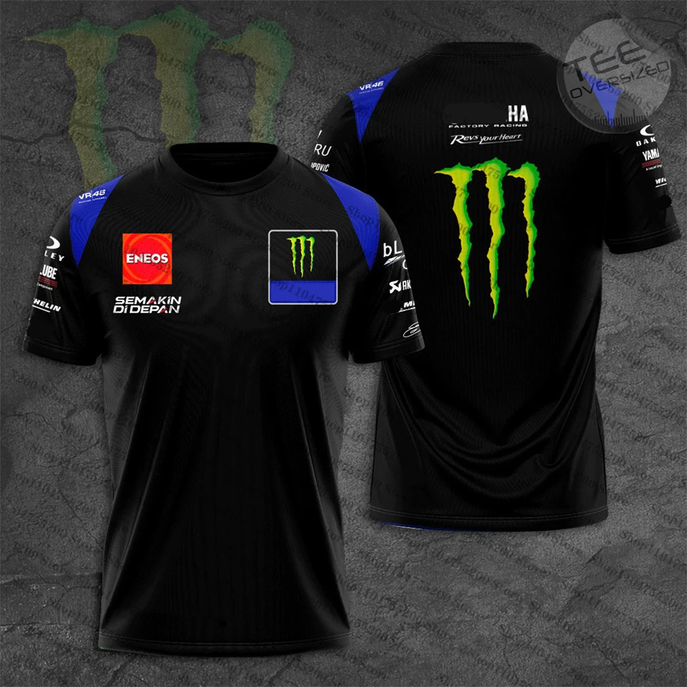 Футболка monster energy racing moto jersey 2025 для мужчин и женщин - Фотография_3