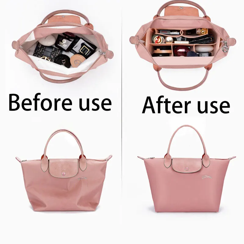 Фетровая сумка-вставка подходит для сумки longchamp - Фотография_4