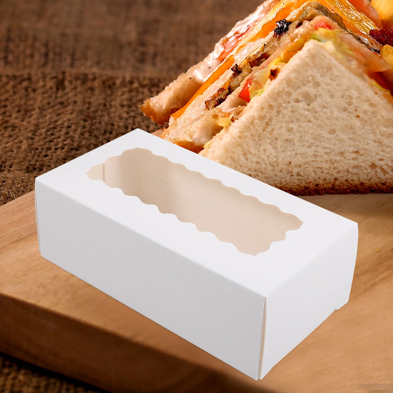 Бумажные коробки для кексов с белыми карточками - Фотография_3