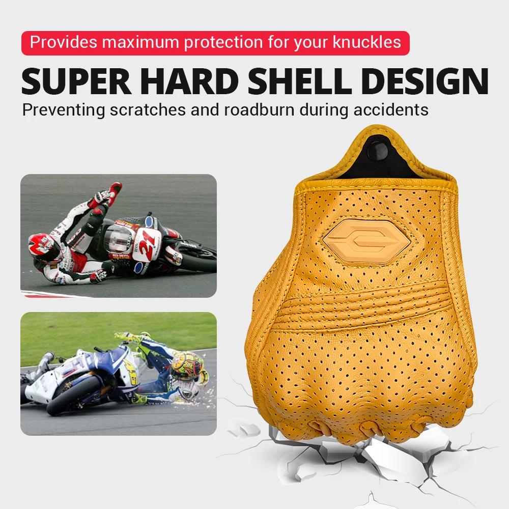 ​ винтажные кожаные мотоциклетные перчатки - Фотография_2