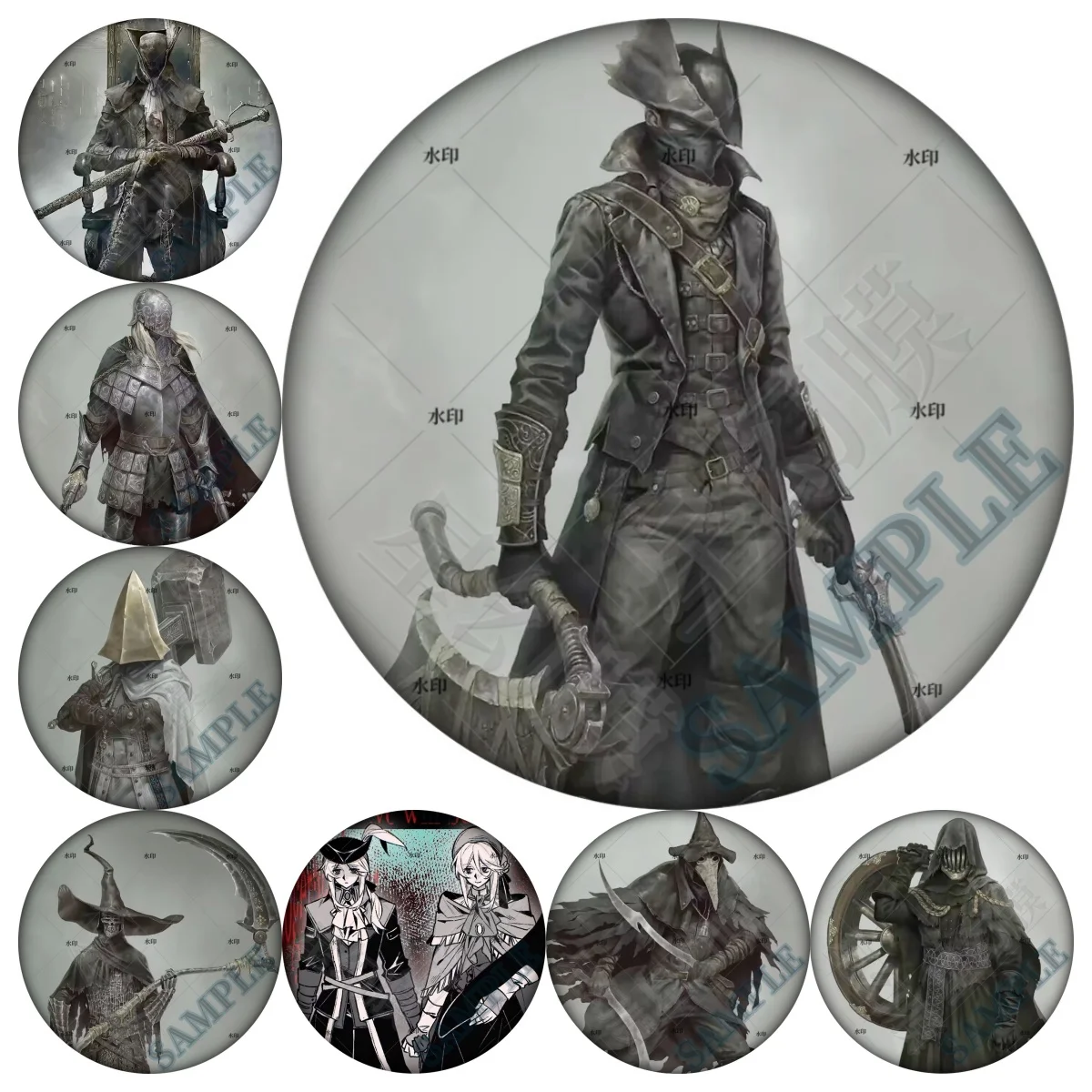 58 мм значок для косплея bloodborne