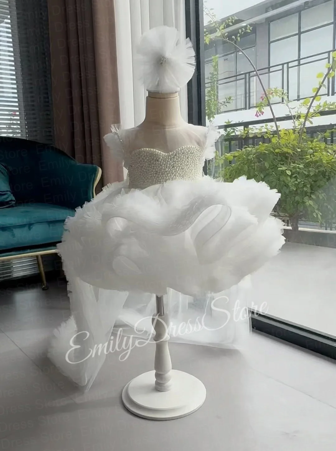 Индивидуальное платье с цветочным узором для девочек 2025 года на свадьбу