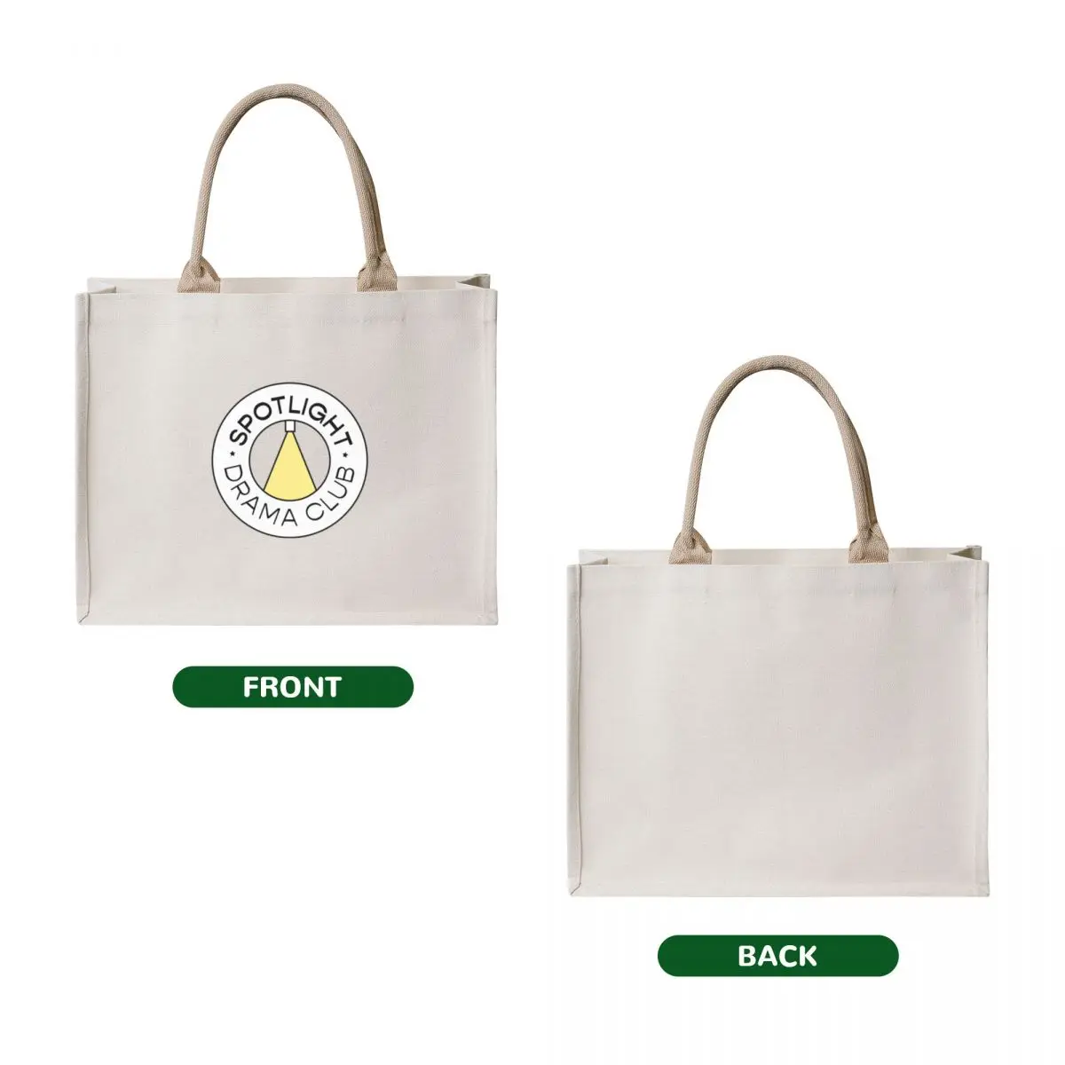 Spotlight drama club logo tote - Фотография_2