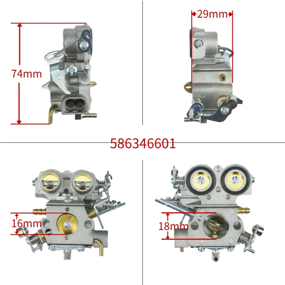 Высокопроизводительный алюминиевый триммер для травы 253 253r 553rs - Фотография_2