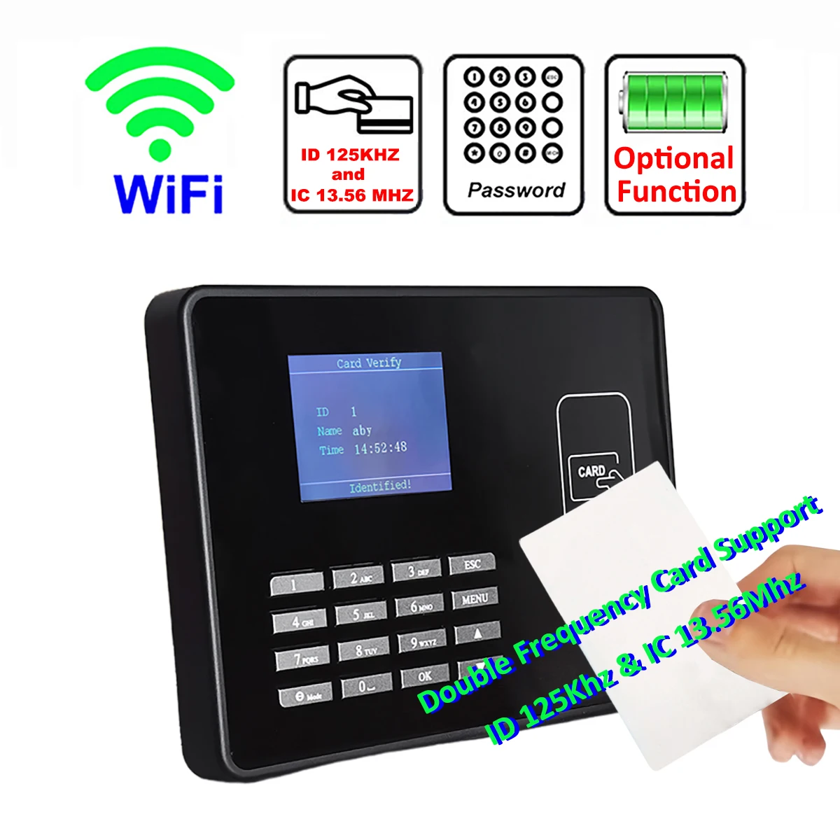 Wi-fi бесконтактная rfid ic nfc-карта
