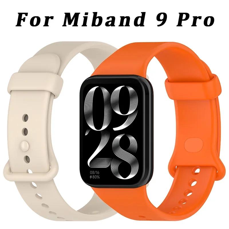 Официальный силиконовый ремешок для xiaomi mi band 9 pro/8 pro