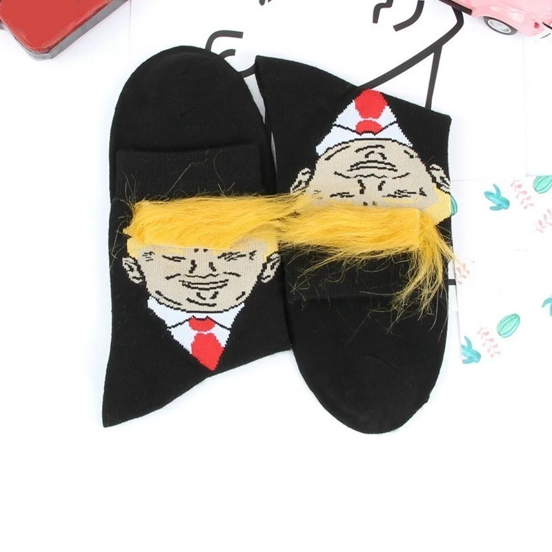 Чулки doneld trunp с 3d искусственными волосами - Фотография_5