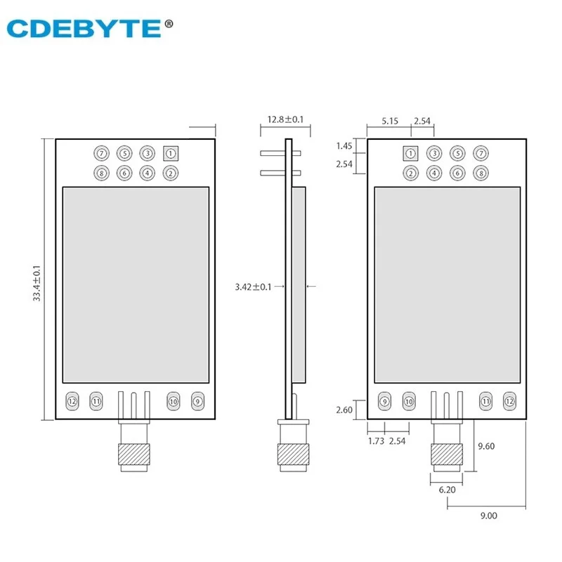 Беспроводной модуль cdebyte e01-2g4m27d - Фотография_4