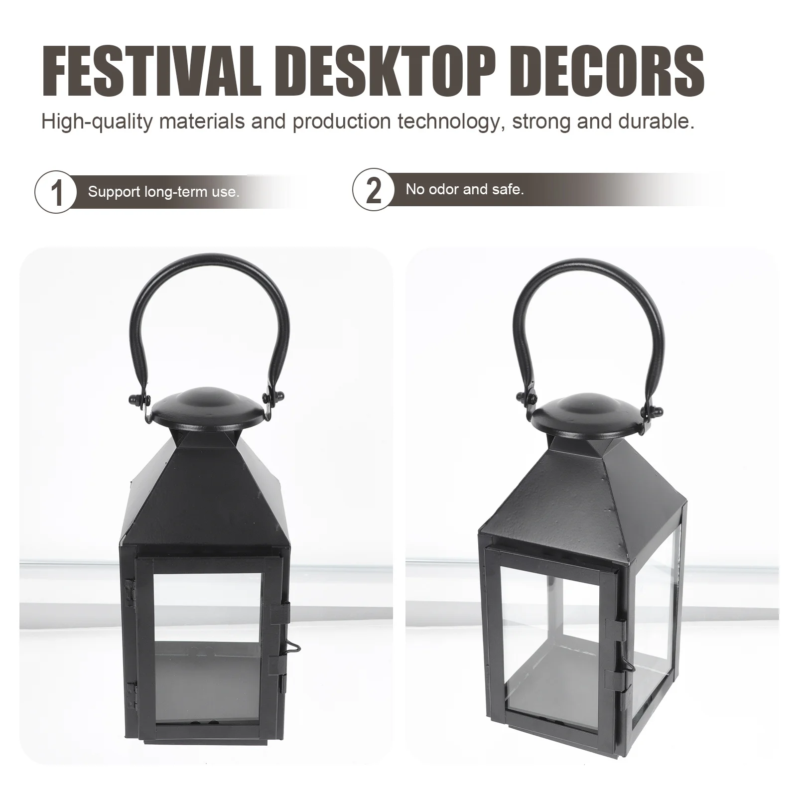 Железный художественный стеклянный подсвечник - Фотография_5