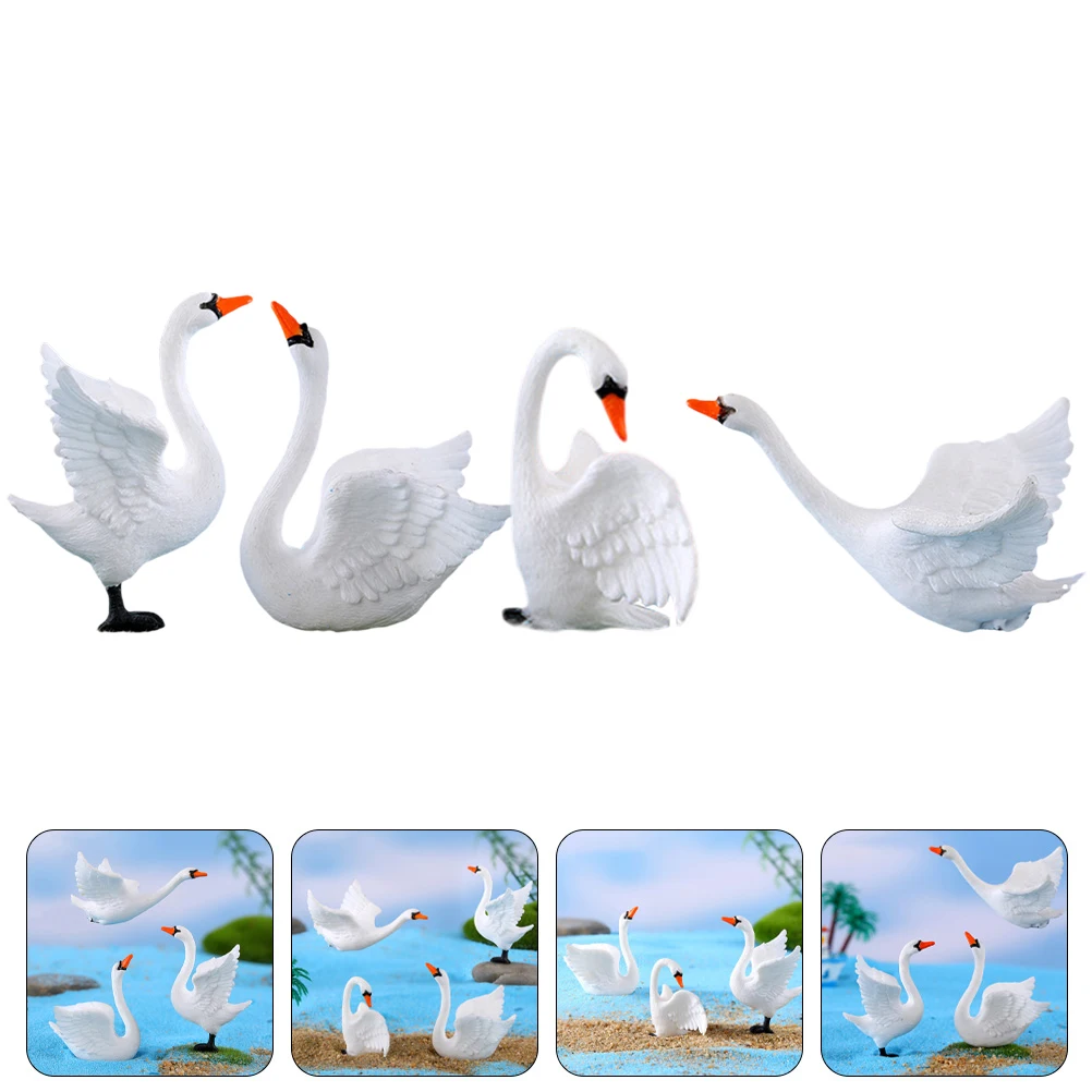 Мини-лебедь, декоративные украшения для дома