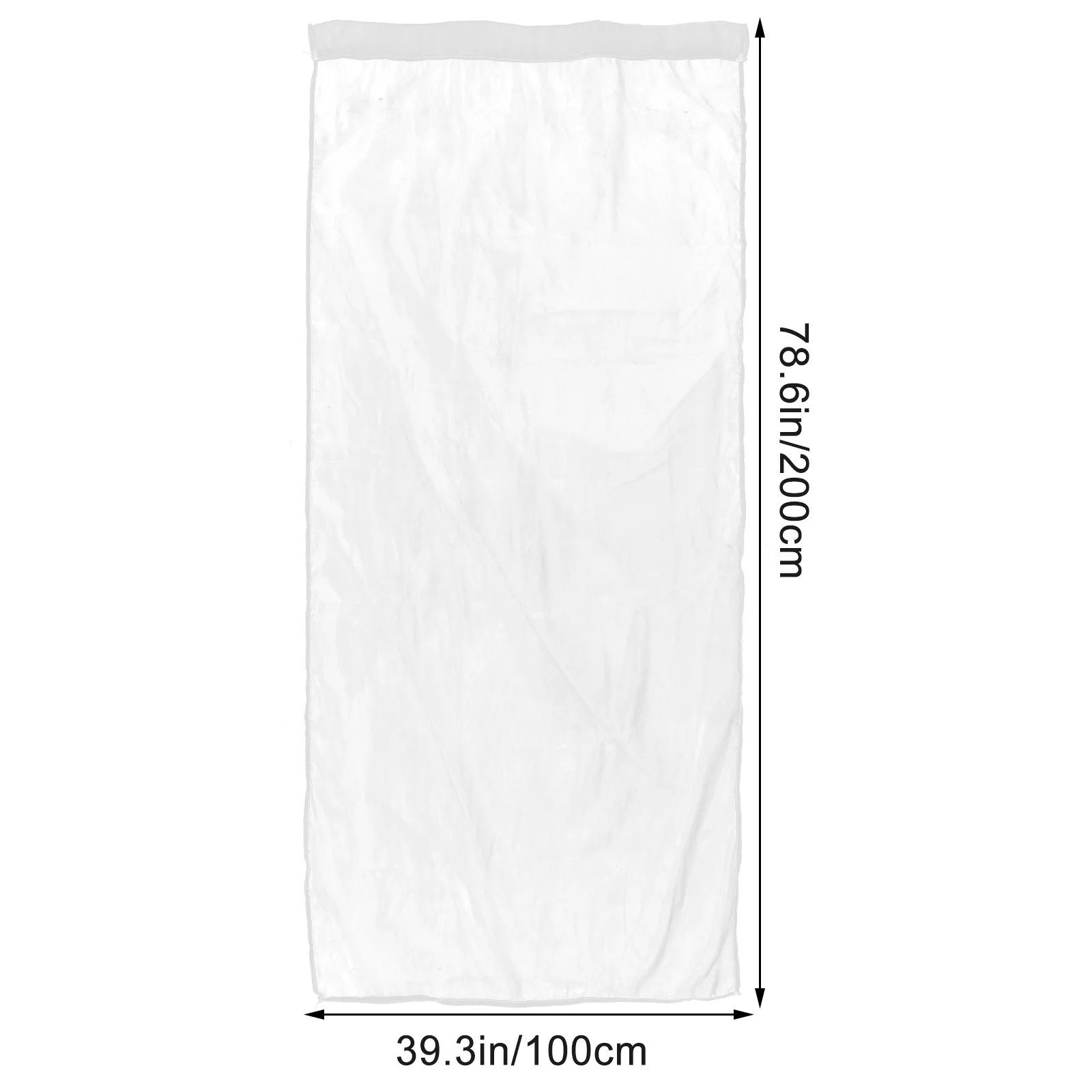 Белые прозрачные шторы на окно - Фотография_5