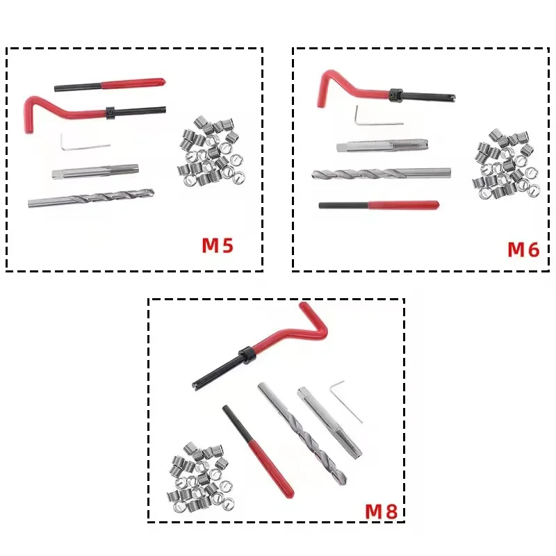 Набор инструментов для ручного быстрого ремонта винтов с резьбой - Фотография_5