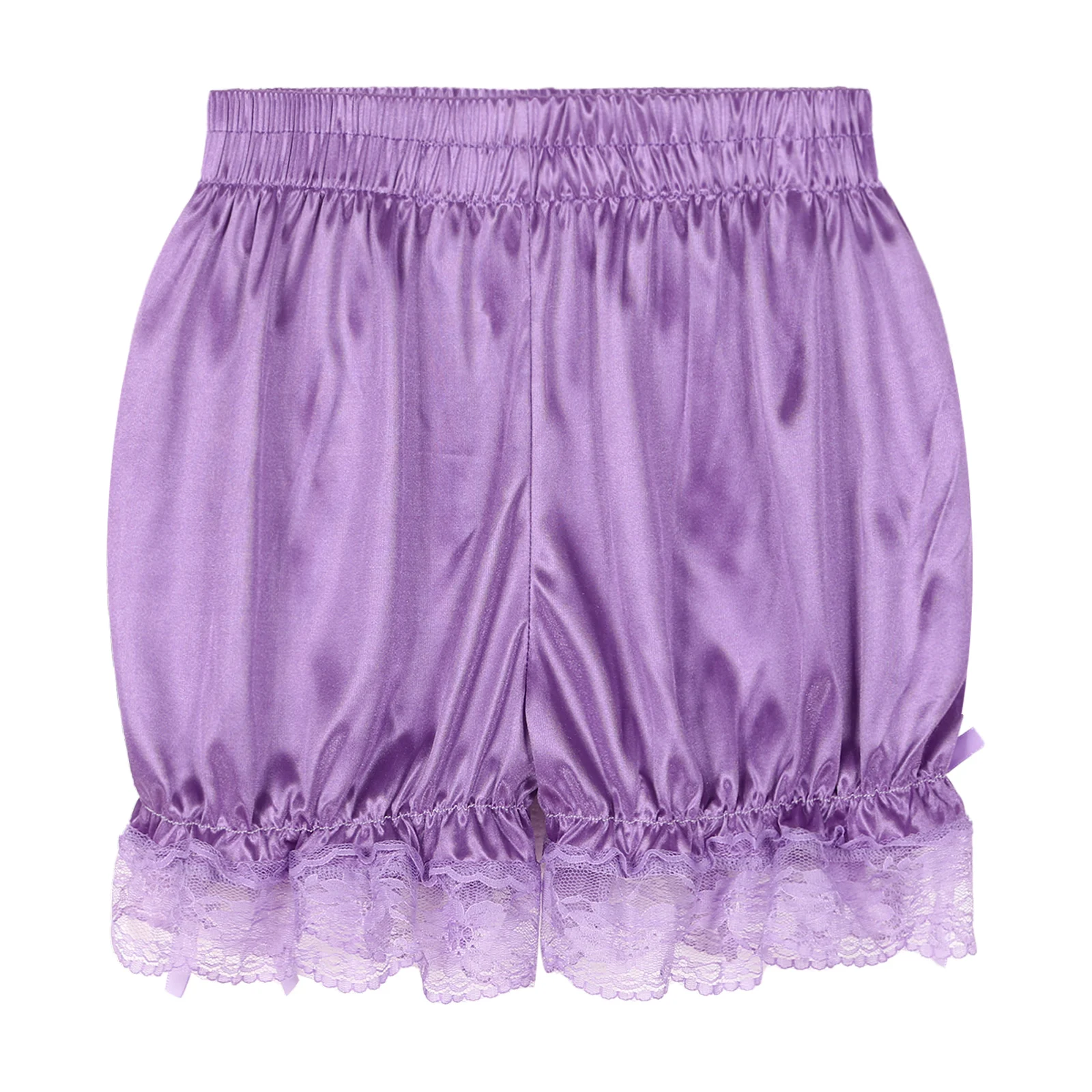 Женские атласные кружевные трусики для девочек - Фотография_2