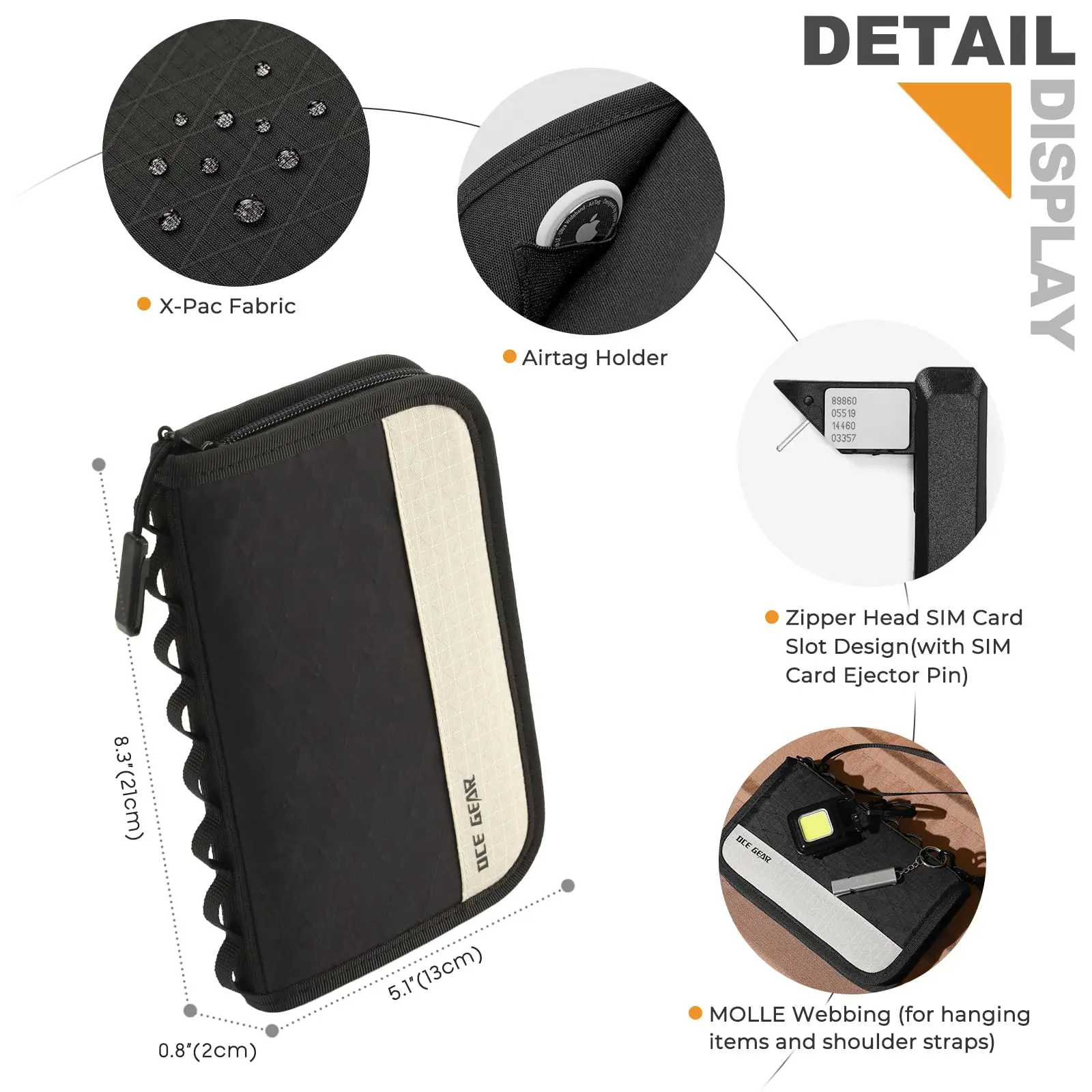 Ocegear дорожный кошелек для паспорта со слотом airtag - Фотография_5