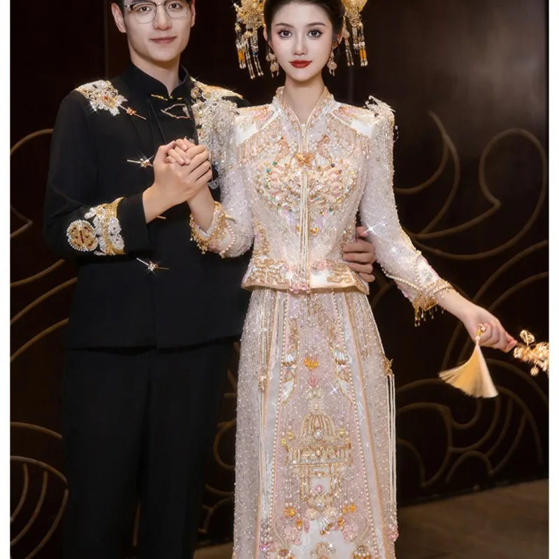 Новое свадебное платье цвета шампанского - Фотография_3